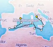 10 Night Rome to Barcelona cruise