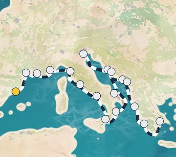 21 Night Barcelona to Athens cruise