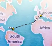 19 Night Marseille to Pointe-a-Pitre cruise