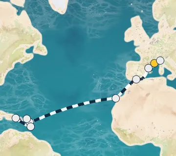 19 Night Marseille to Pointe-a-Pitre cruise
