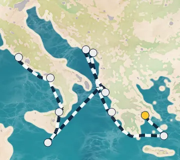 9 Night Athens to Rome cruise