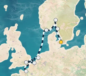 8 Night Copenhagen to Paris cruise