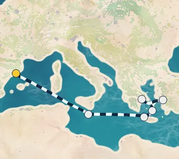 7 Night Barcelona to Athens cruise
