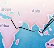 7 Night Tokyo to Suez Canal cruise