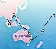 46 Night Los Angeles to Singapore cruise