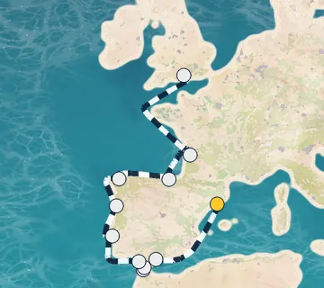 14 Night Barcelona to London cruise