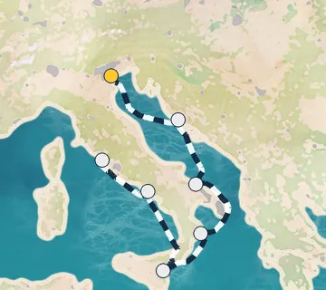 7 Night Venice to Rome cruise