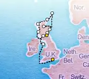 12 Night Portsmouth to Edinburgh cruise