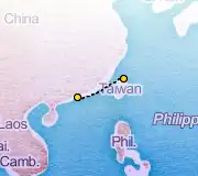 2 Night Taipei to Hong Kong cruise