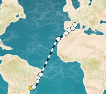 16 Night Sao Paolo to Barcelona cruise