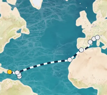 18 Night Santo Domingo to Savona cruise