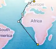 19 Night Cape Town to Hamburg cruise