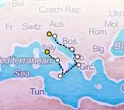 7 Night Venice to Rome cruise