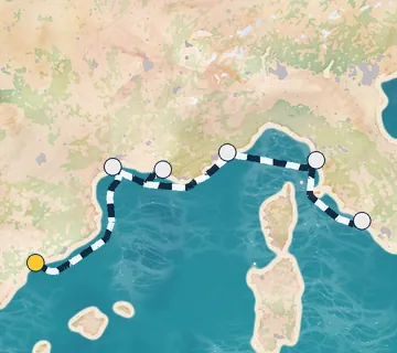 7 Night Tarragona to Rome cruise