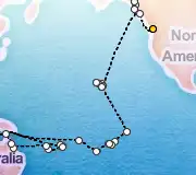 58 Night Vancouver to Bali cruise
