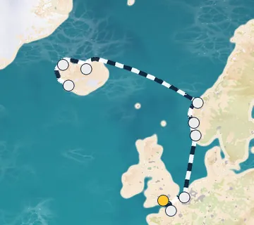 11 Night London to Reykjavik cruise