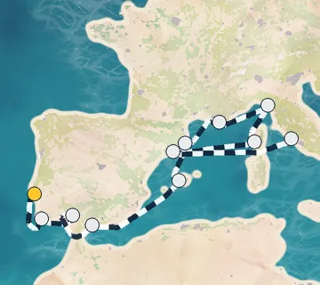 14 Night Lisbon to Rome cruise