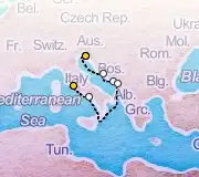 7 Night Trieste to Rome cruise