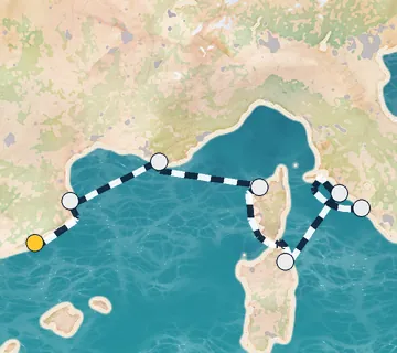 7 Night Barcelona to Rome cruise