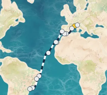22 Night Marseille to Sao Paolo cruise