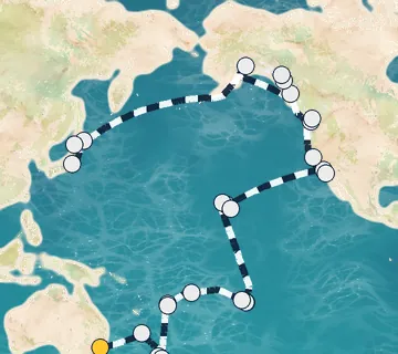 57 Night Sydney to Tokyo cruise