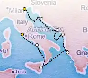 7 Night Venice to Rome cruise