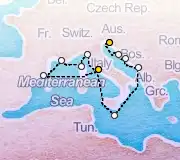 14 Night Rome to Trieste cruise