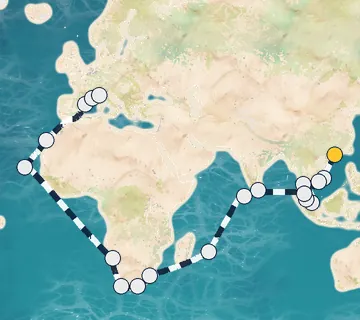 48 Night Hong Kong to Savona cruise