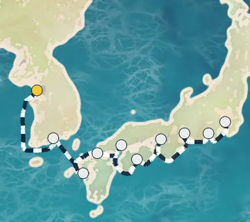 12 Night Seoul to Tokyo cruise