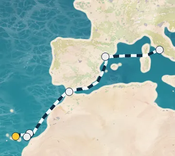 8 Night Tenerife to Rome cruise