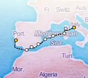9 Night Rome to Lisbon cruise