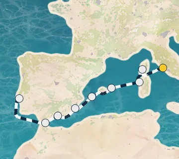 9 Night Rome to Lisbon cruise