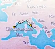 9 Night Rome to Barcelona cruise