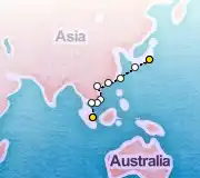 16 Night Tokyo to Singapore cruise