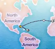 25 Night Barcelona to Miami cruise