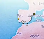 9 Night Lisbon to Barcelona cruise