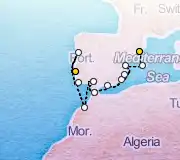 12 Night Barcelona to Lisbon cruise