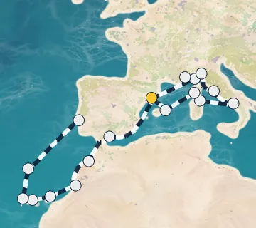 20 Night Barcelona to Lisbon cruise