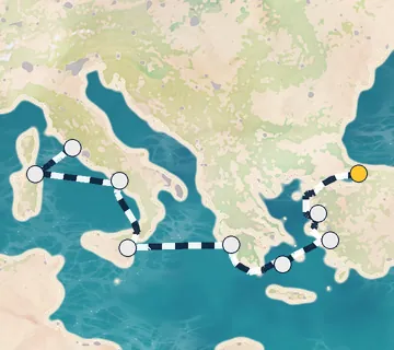 9 Night Istanbul to Rome cruise