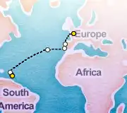 15 Night Fort-de-France to Paris cruise