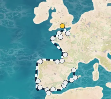 23 Night London to Barcelona cruise