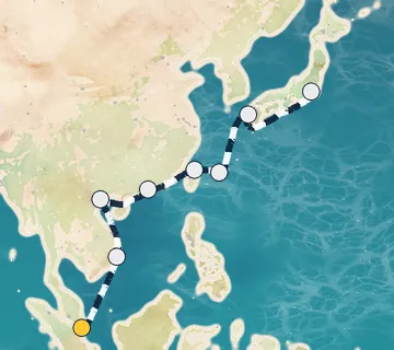 14 Night Singapore to Tokyo cruise