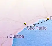 2 Night Sao Paolo to Rio cruise