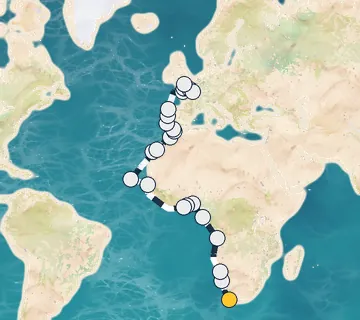 38 Night Cape Town to London cruise
