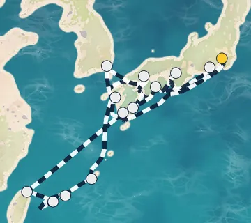 25 Night Tokyo to Tokyo cruise