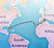 15 Night Miami to Barcelona cruise
