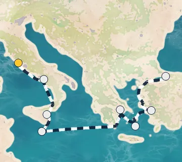 9 Night Rome to Istanbul cruise