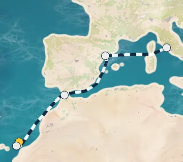 7 Night Lanzarote to Rome cruise