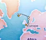 10 Night Reykjavik to London cruise