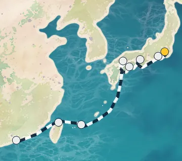 9 Night Tokyo to Hong Kong cruise